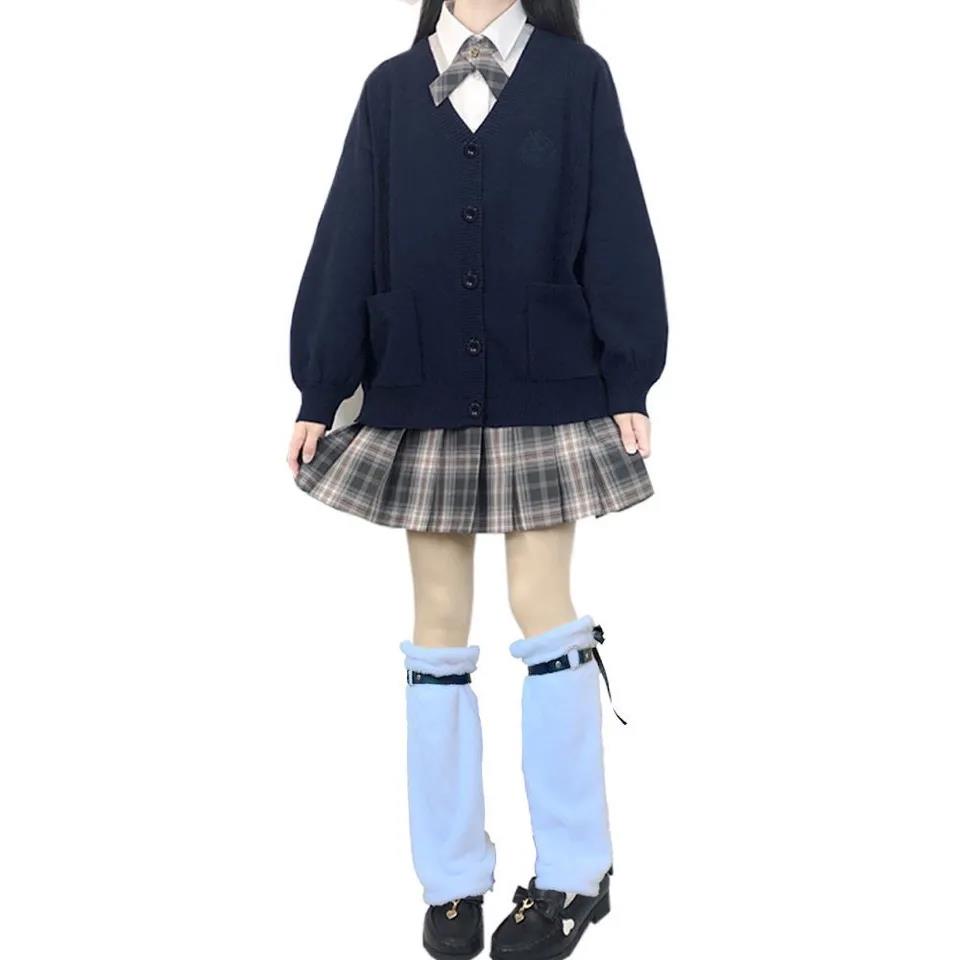 College Wind Winter Warm Leg Plush Plush JK Middle Tube Socks Lore Tower Piles Piles Socks Knee Pads