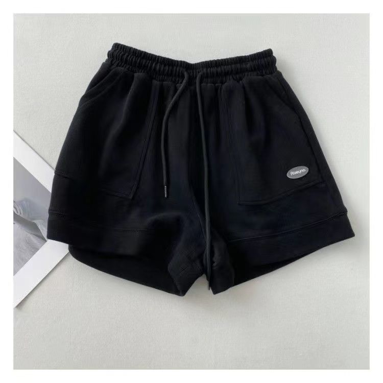 High Waist Casual Sports Shorts Women's Summer Loose Wide Leg A-line Pants Trend