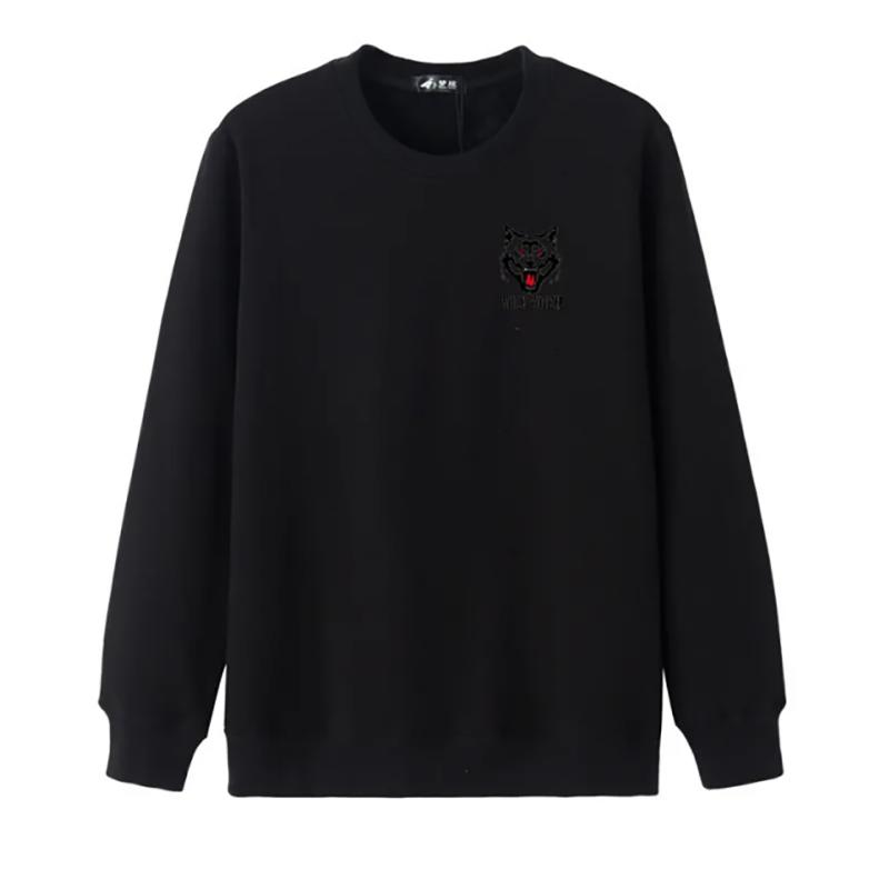Sweater for Men Plus Velvet Pullover Casual Loose Sweatshirts Thick Long-sleeved Plus Size Warm Bottoming Sweater
