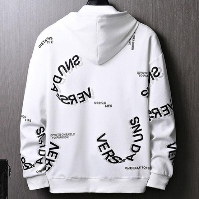 Men Pullover Suit Spring Hooded Pullover and Casual Pant School Trend Sweater Suit  Sports Suit