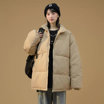 Cotton-padded Jacket Women's Winter Design Sense Niche Korean Students Loose Bread Jacket Padded Jacket