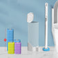 Disposable Toilet Brush Set To Clean No Dead Ends, Household Artifacts, Wall-mounted Replaceable Head Wash Toilet Brush