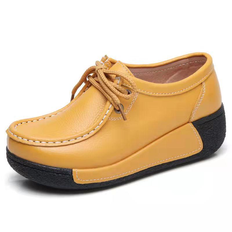 Plus Velvet Women's Fashion Cotton Shoes Winter Leather Casual Beanie Shoes