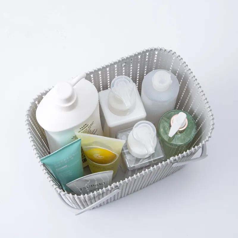 Bathroom Toiletries Storage Basket Clothes Plastic Storage Box