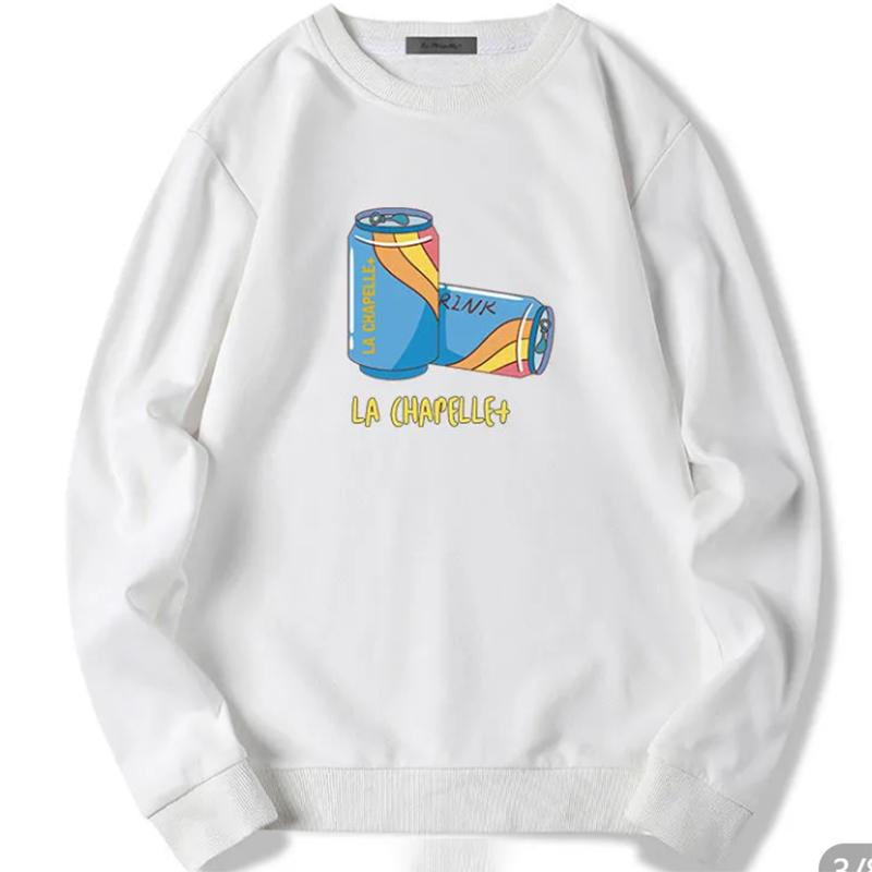 Pure Cotton Sweater Men's Autumn Long-sleeved Hedging Trendy Brand Loose Casual Wild Couple Sweatshirts Men