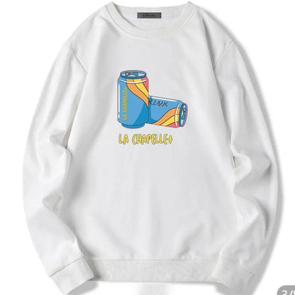 Pure Cotton Sweater Men's Autumn Long-sleeved Hedging Trendy Brand Loose Casual Wild Couple Sweatshirts Men
