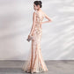 Evening Dress Banquet Noble Elegant Long Sexy Fishtail Toast Clothing Dinner Host Dress