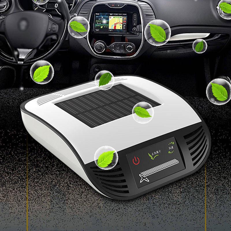 Solar vehicle air purifier Negative ions in cars In addition to formaldehyde PM2.5 deodorization