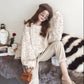 Autumn and Winter Ladies Sweater Leopard Print Knit Sweater, Oversized Casual Loose O Neck Knitwear Top