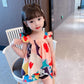 Girls Summer Suit Sleeveless Shorts Summer Clothes Foreign Style Baby Fashion