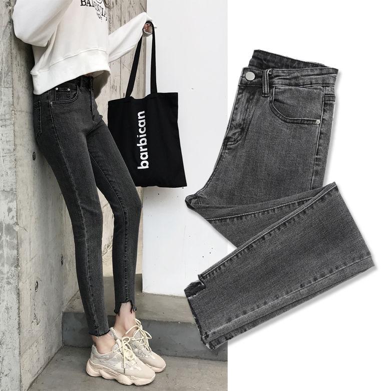 European Style Denim Pants Skinny Jeans Women High Waist Pencil Jeans Women Sexy Zipper Trouser