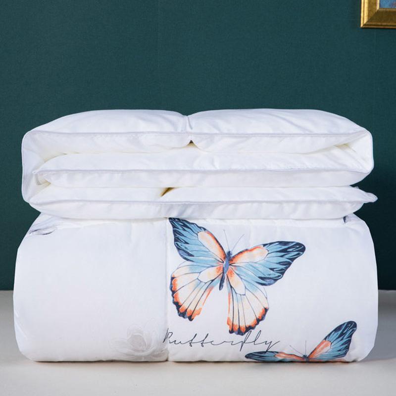 Thick Warm White Goose Down Winter Quilt Clearance Duck Down Air-conditioning Quilt Core Four Seasons Genuine Duvet