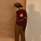 Autumn and Winter Independent Design Fun Egg Yolk Sweater, Casual Sweater Women