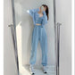 Drawstring Drawstring Pants Female Student Ins Harajuku Style High Waist Straight Casual Wide-leg Sports Harem Pants