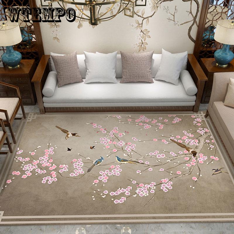 living room carpet High-density mat European style sofa coffee table blanket bedroom bedside
