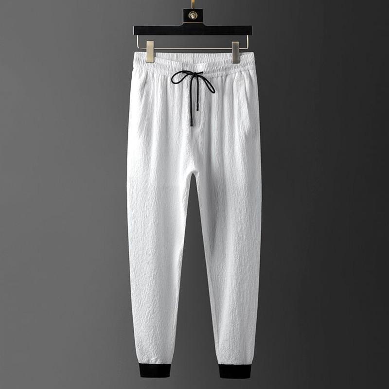 High-end Refreshing Short-sleeved Casual Short-sleeved Men's Summer Quick-drying Thin Ice Silk Sports Suit Men