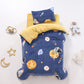 Fall/Winter Double-sided Milk Velvet Three-piece Quilt for Kindergarten Children's Nap Quilt Plus Velvet Thick Quilt Cover Removable and Washable