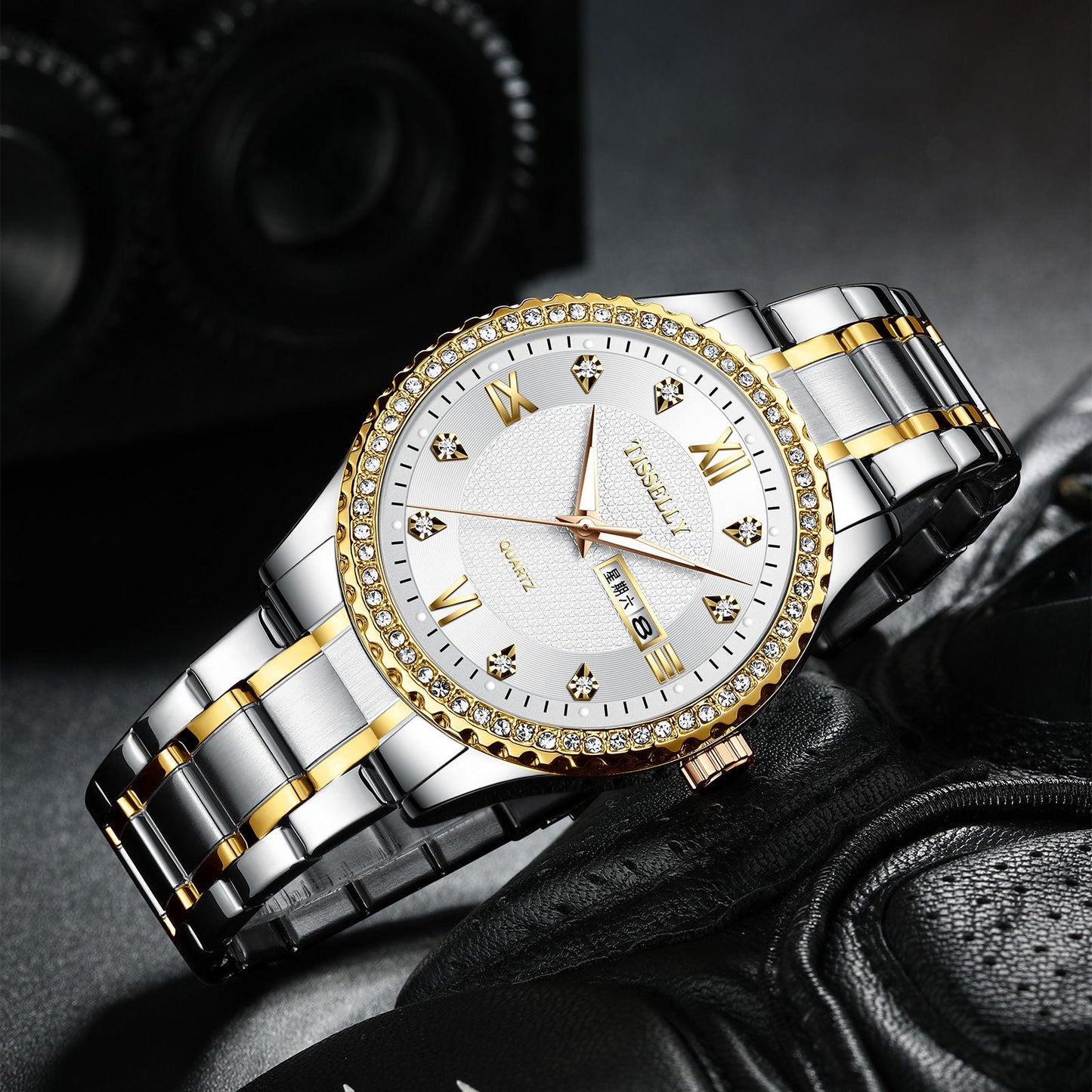 Mechanical Watch Men Automatic Stainless Steel Band Business Watches Clock Men Watches