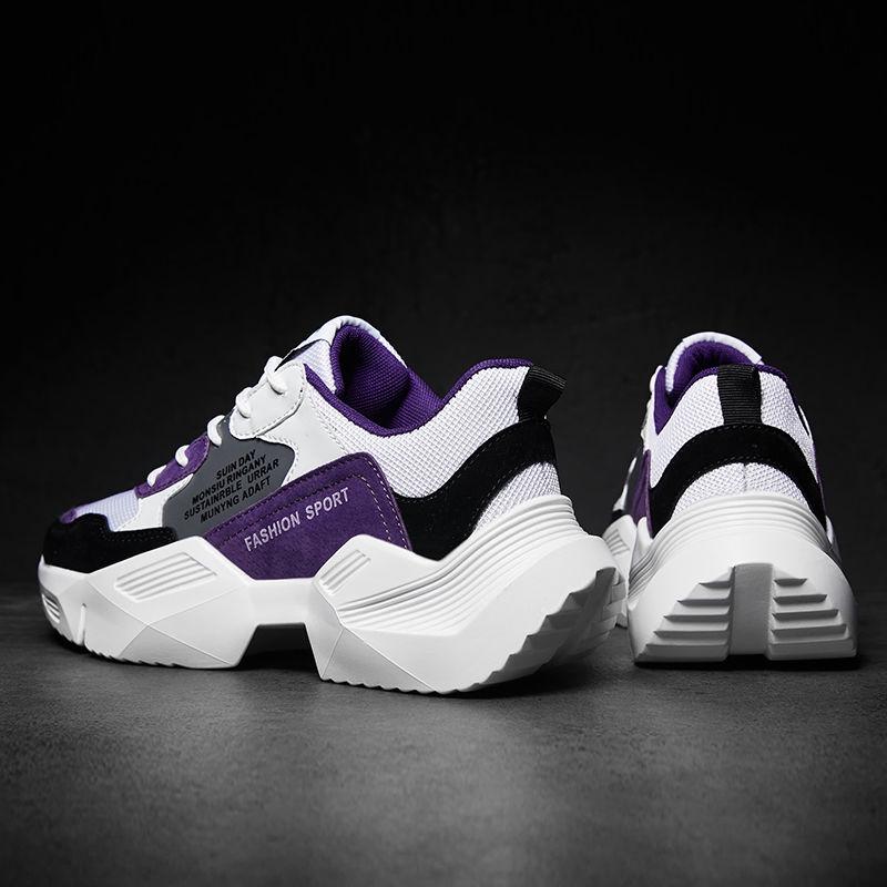 Running Shoes for Men Jogging Sneakers for Women Air Sole Breathable Mesh Lace-up Fitness Sport Shoe