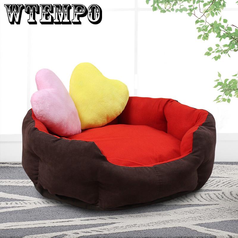Dog House Soft Dog Nest Winter Kennel For Puppy Cat Plus Size Small Medium Dogs Pet