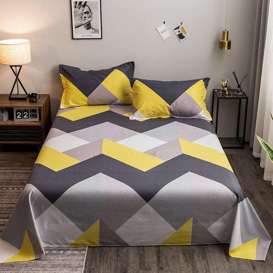 Skin-friendly Washable Cotton Single-piece Bed Linen Student Dormitory Single Double Bed Linen Bedding