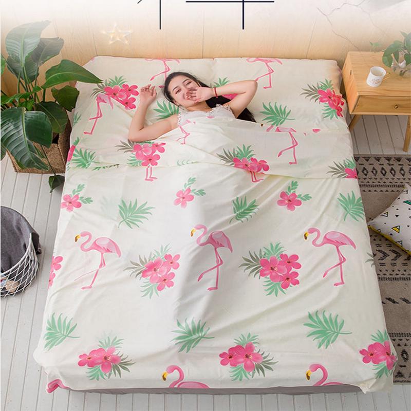 Washed Cotton Sleeping Bag Portable Adult Single Double Hotel Hotel Train Sleeper Travel Dirty Travel Sleeping Bag