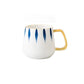 Ceramic Mug with Lid Spoon Japanese Hand-painted Drinking Cup Male and Female Student Handle Coffee Breakfast Milk Cup
