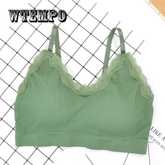 Women Sport Bra Fitness Top Yoga Bra For Cup A -D Black White Daily Wear Wire Free Seamless Solid