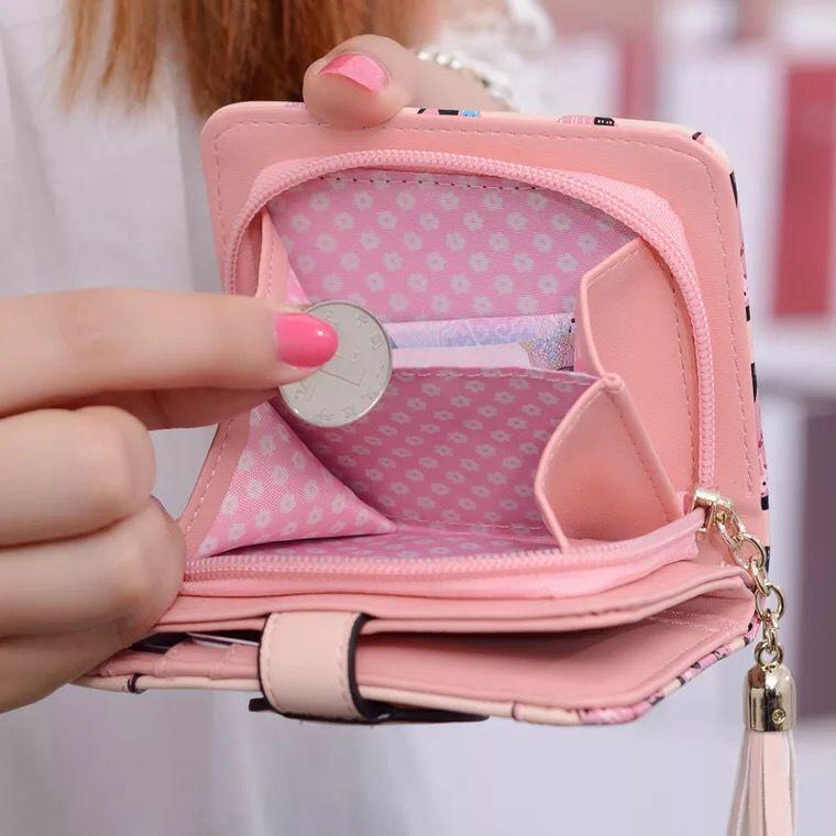 Wallet Girl Student Short Kitty Mini-change Wallet Girl Student Card Lady Wallet