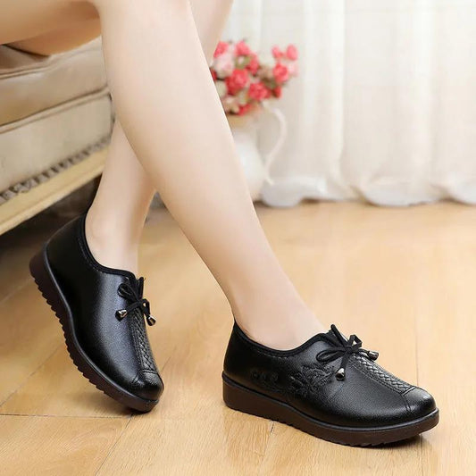 Cotton Boots Women Winter Plus Velvet Leather Shoes Non-slip Waterproof PU Cotton Shoes Winter Shoes