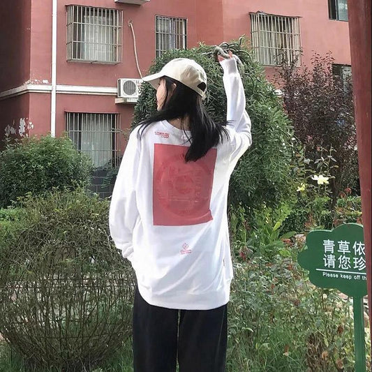 Women's Thin Hooded Sweater Women's Spring and Autumn Long-sleeved Loose-fitting Jacket Women