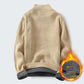 Fall/Winter Men's Sweater Round Neck Warm Knit Sweater Half Turtleneck Sweater Youth Men's Clothing