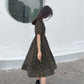 Ladies Summer Chiffon Skirt French Retro Oil Painting Floral Dress Mid-length Temperament Thin Versatile