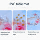 PVC 3D Three-dimensional Pattern Tablecloth Soft Plastic Dining Table and Coffee Table Mat Waterproof Oil-proof Anti-scald Disposable Household