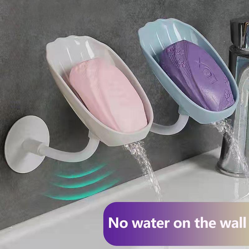 Soap Box Wall Hanging Drain Soap Rack Free Perforation Household Shelf To Put Soap Shelf Bathroom Soap Holder