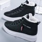 Cotton Shoes Women Plus Velvet Winter Thick Warmth Korean Style All-match Casual Thick Sole Shoes