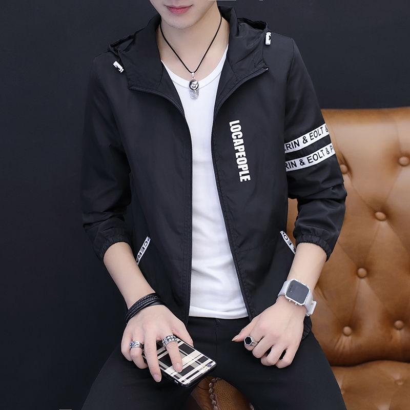 Men's Jacket Male Bomber Jacket Men Casual Baseball Collar Fashion Jacket Smooth Jacket Streetwear