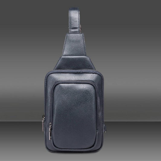 Chest Bag Men's Waterproof Multi-layer Zipper Solid Color Messenger Bag Outdoor Sports Shoulder Bag