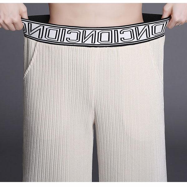 Women's Summer Thin All Match Wide Leg Pants Loose High Waist Long Pants Casual Large Size Sweatpants
