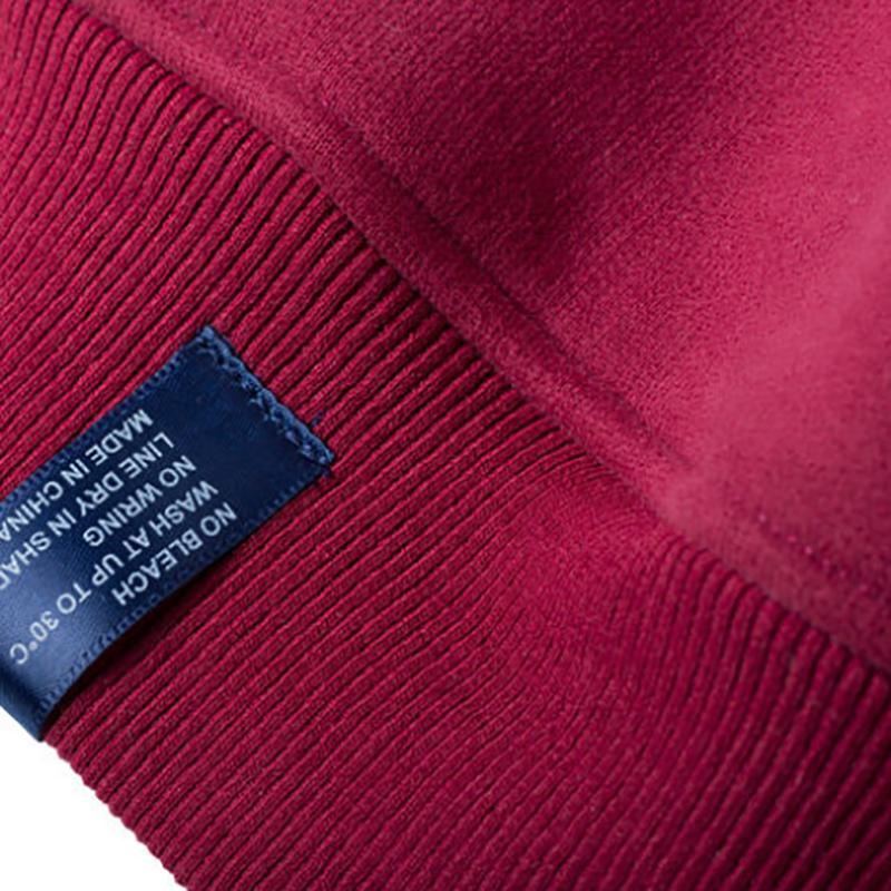 Pure Cotton Plus Velvet Thick Loose Solid Color Youth Sweater Hooded Sweater Men's Autumn and Winter Models