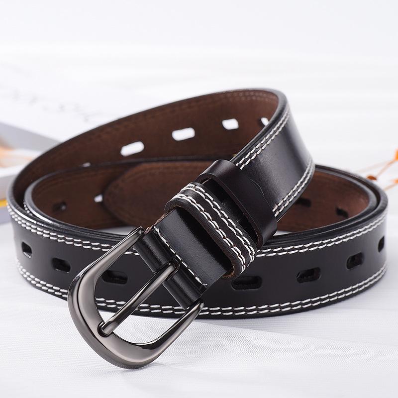 Belt Fashion Women Lady Girl Vintage Metal Buckle Boho Leather Waist Belt Waistband