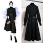 Set Autumn Winter Turtleneck Sweater Knit Sweater College Style Dress Two-piece Suit Skirt Women