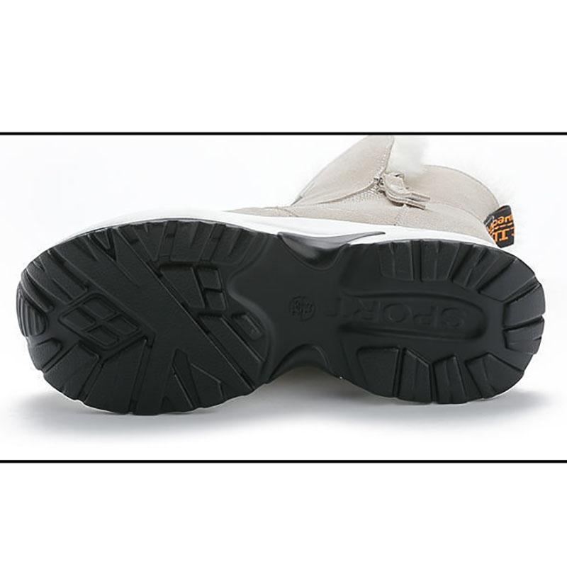 Thick-soled Snow Boots Women's Winter All-match Inner Heightening Women's Shoes Plus Velvet Martin Boots Warm Boots