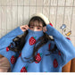 Pofulove University Style Sweater Loose Sweet Strawberry Pullover Sweater Women Autumn and Winter