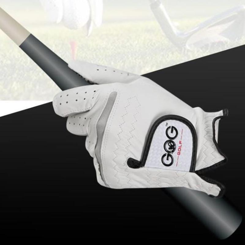 Men's Golf Gloves Sheepskin Non-slip Wear-resistant Left and Right Hand Breathable Sports Gloves Training Golf Gloves