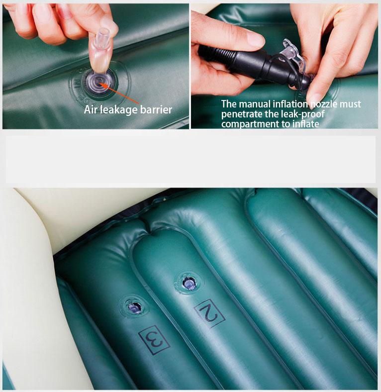 Manual Inflatable Inflatable Boat Thick Wear-resistant Kayak Speed Boat Assault Boat Cushion Life-saving Inflatable Boat Fishing Boat