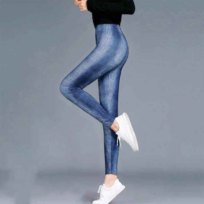 Contrast Color Casual Skinny Leggings Plus Size Outer Wear Cycling Pants Stretch Pants Thickening