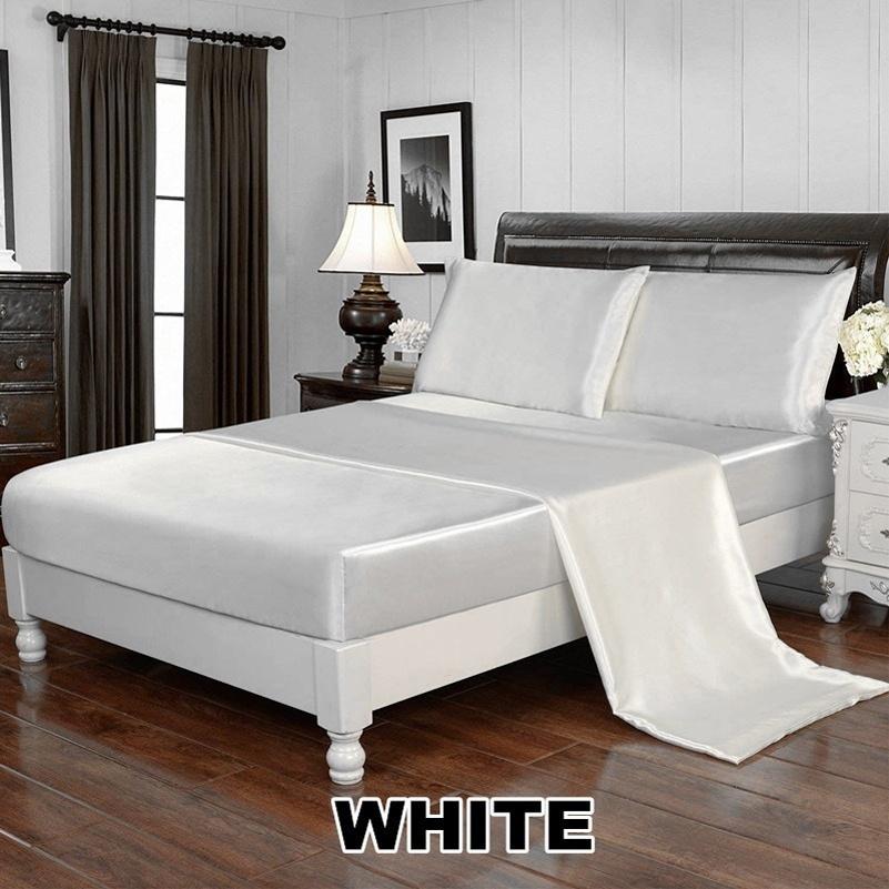 Summer 4PCS Popular Silk Damask Bed Linen Duvet Cover Jacquard Bedsheet Sets Luxury Silk Bedd