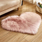 Faux Sheepskin Fluffy Cushion, Love Carpet, Living Room Lint-free Carpet 30x30/40x50cm