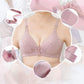 Gathering Anti-sagging Thin Section Simple Rear Three-row Buckle Large Size Bra No Steel Ring Sports Beauty Back Sensitive Surface Breathable Bra